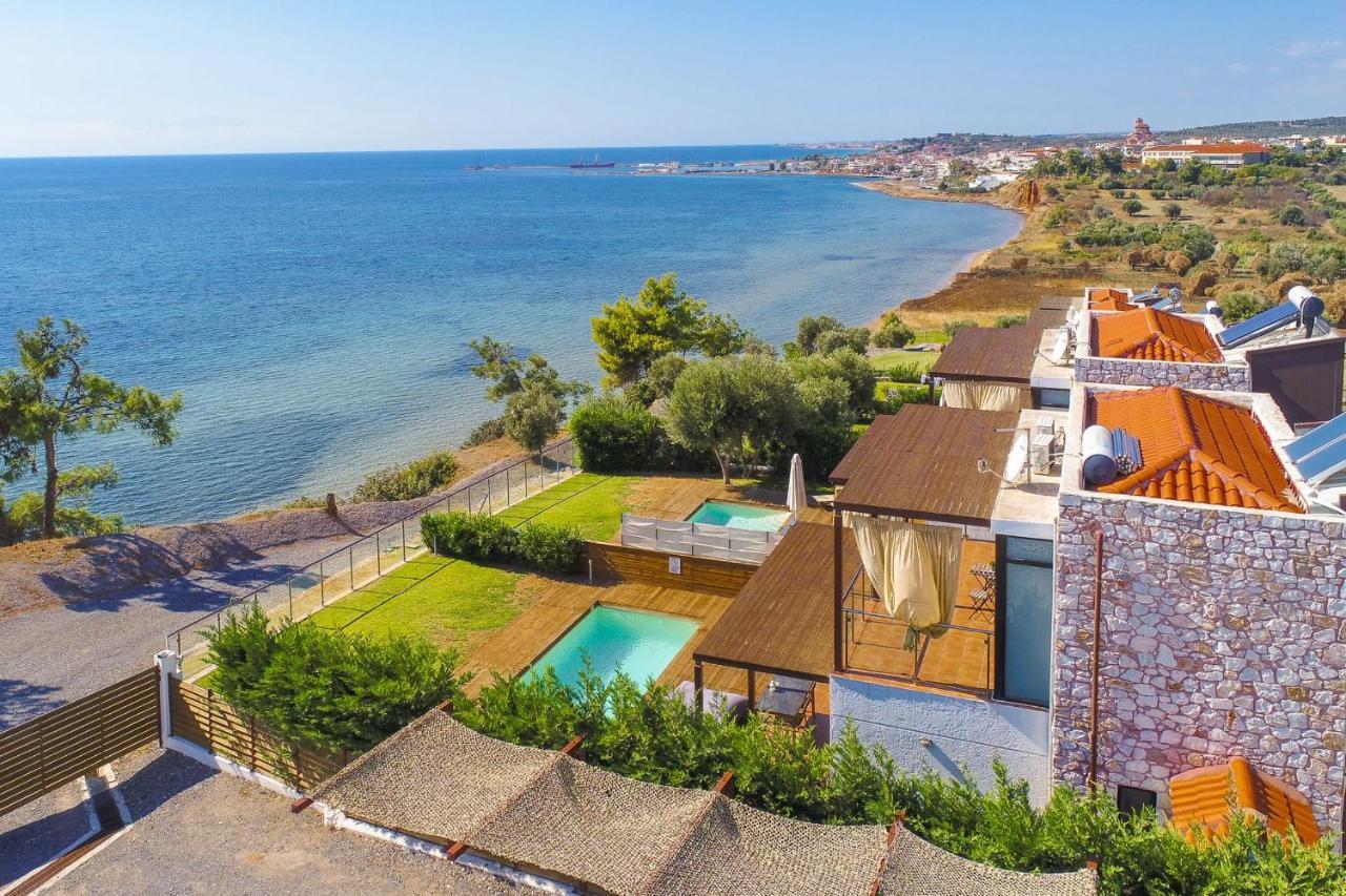 Kalma Villa Ena Nea Moudania Exterior foto